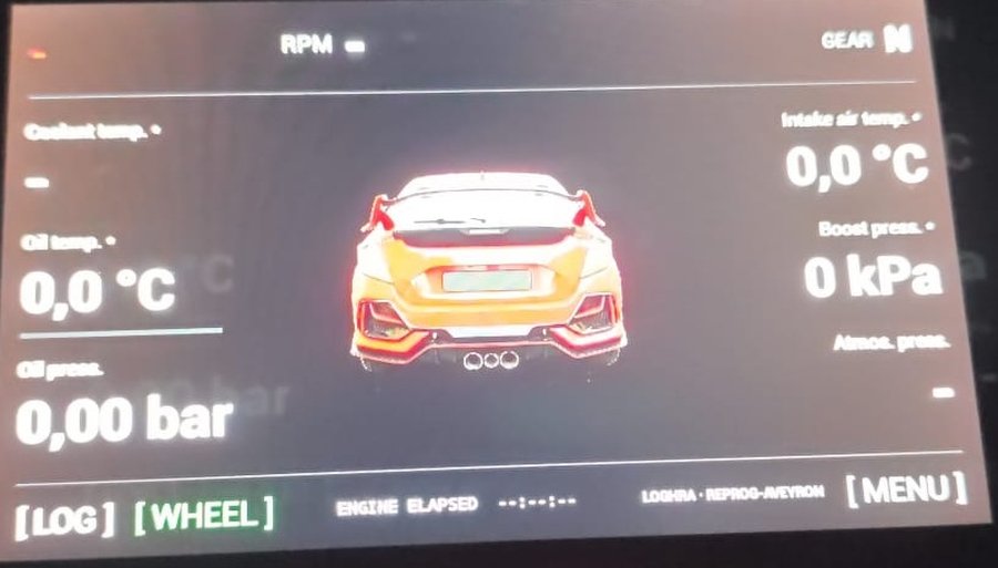 LogHRA app once activated, engine off